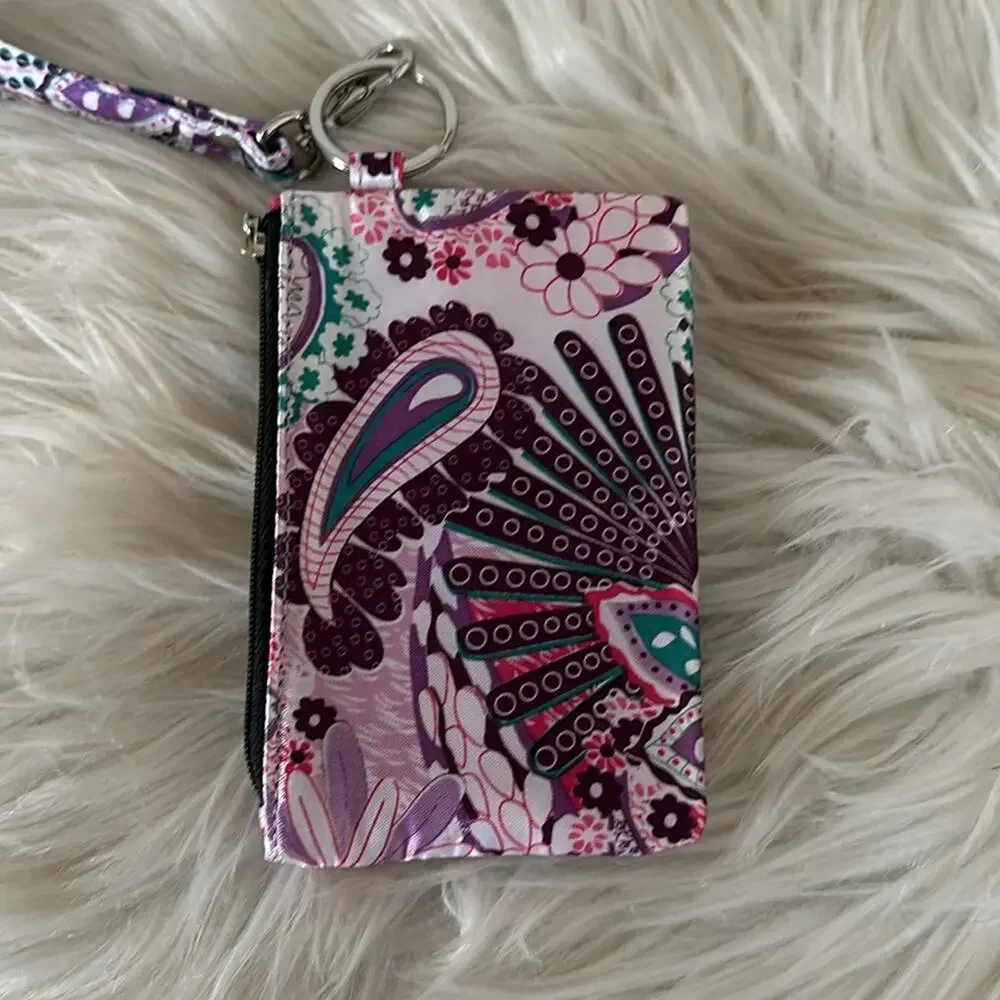 Floral Print Card Holder Wristlet NWT